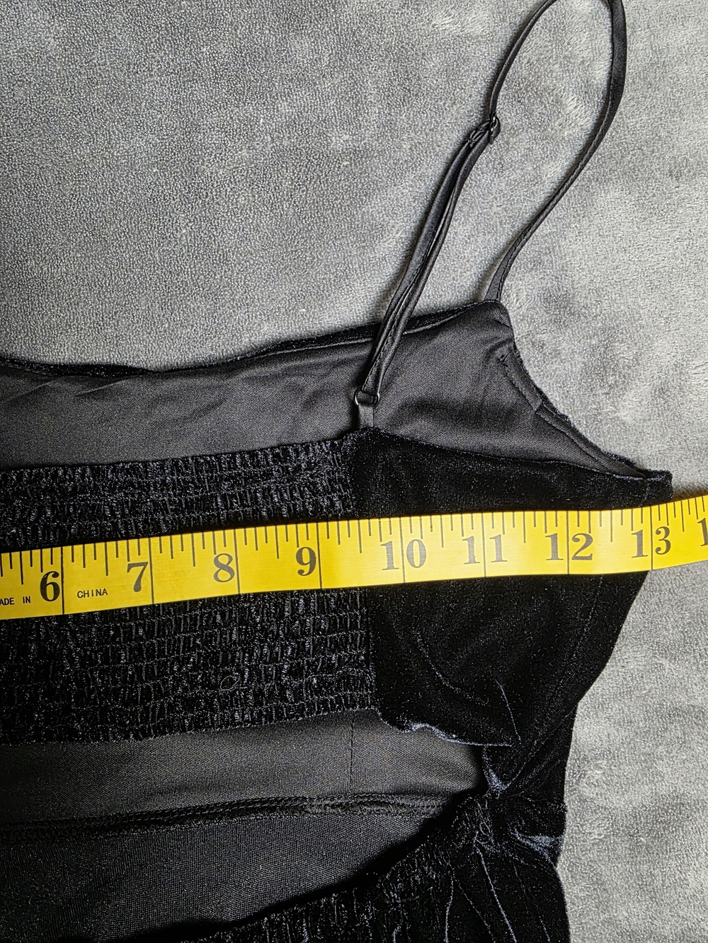 Urban Outfitters Black Velvet Cowl Neck Mini Dress XS Spaghetti Strap - Picture 9 of 10
